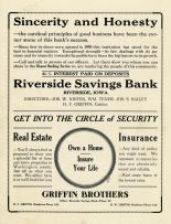 Riverside Savings Bank, Griffin Brothers, Washington County 1920